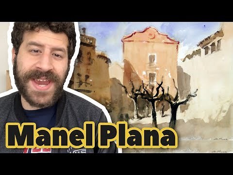 Extreme Watercolor Impressionism - Manel Plana | Painting Masters 23