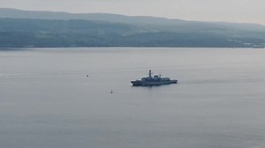 9.7K views · 728 reactions | One of our team members recorded drone footage of Type 23 Frigate HMS Richmond arriving on the Clyde this afternoon, enjoy. | UK Defence Journal | Facebook