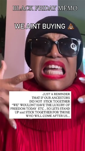 QUISHA on Instagram: "HATE IT OR LOVE IT SOMEONE DID IT FOR YOU…. The reason you have the luxury of maneuvering so freely is bc of the stripes on your ancestors backs, because of them saying HELL NO! This is deeper than just Black Friday…. These people have played in our faces for way too long and it’s time to show them the power in US. No one said you had to march on the front line for anything this is simply locking your wallet up and standing together in UNITY for the purpose of showing the P