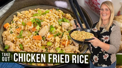 Takeout chicken fried rice + pillowy air fryer glazed donuts