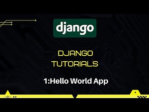 Django Tutorial | Hello World App In Django