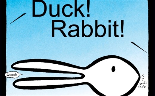 Duck! Rabbit! 鸭子！兔子！英文 原版儿童绘本