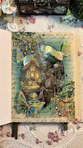 ASMR Journal with me ✨💚🧝🏻‍♀️🍀