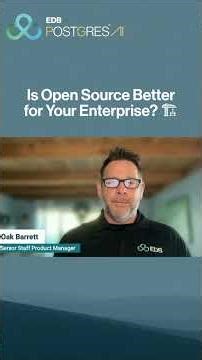 Why Open Source Wins for the Enterprise: The Postgres Advantage 🚀