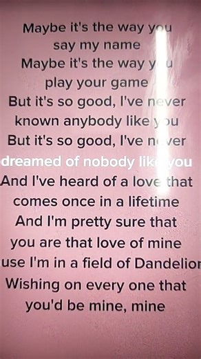 Dandelions Edit ❤️❤️😊