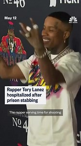 Rapper Tory Lanez has been hospitalized after a stabbing at a California prison. | NBC News