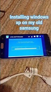 Installing Windows xp on my old samsung #winxp #samsung #vm