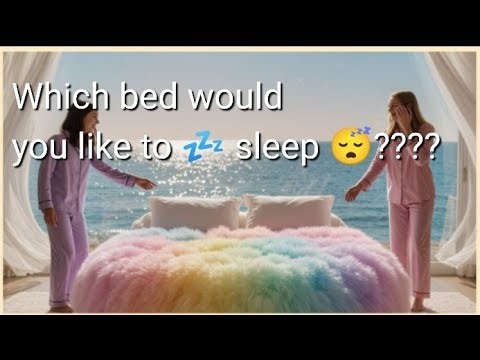 Floating cloud bed Which bed would you like to pick?Sleeping on a Rainbow Cloud Bed ☁️ | Dreamy ASMR