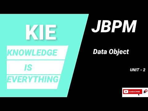 jBPM Data Object | jBPM Tutorial | External Data Object As Maven Dependency | Unit 2 | KIE TUTORIALS