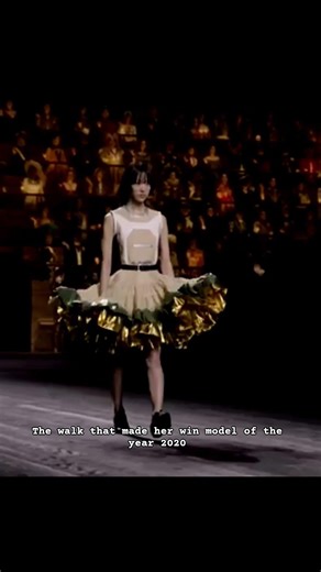 The walk that earned her model of the year 2020, #sorachoi for #louisvuitton fw20