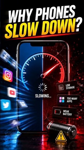 This Is Why Old Phones Lag #PhoneSlowingDown #TechCreative #SmartphoneTips