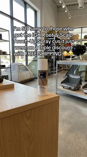 IGK Root & Scalp Touch-Up Spray AI generated visualization not filmed in a real store. #tiktokshopcreatorpicks #tiktokshopstockup #tiktokshopspringglowup