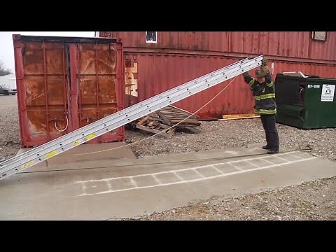 Lone Firefighter Ladder Raise