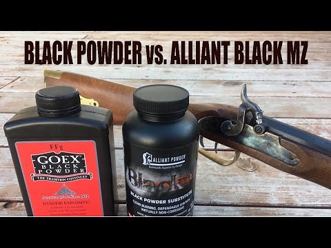 Black Powder vs. Alliant Black MZ