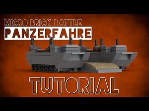 Lego WW2 Panzerfahre Battlin’ Bricks/Micro Brick Battle tutorial/Building Instructions