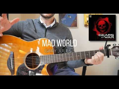 Mad World Guitar Tutorial (Gary Jules) | Easy Acoustic Lesson for Beginners