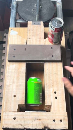 One Crush, All Stress Gone! satisfying# crushing# machine# DIY# can