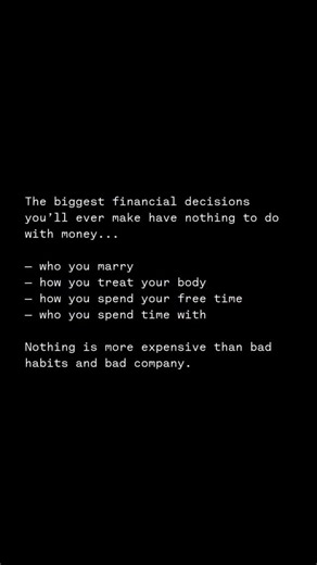 Matt Gottesman on Instagram: "How are your decisions going? The Rundown: Building wealth has a lot of activities that have nothing to do with money but generate the greatest returns on your life. Who you choose for partnership… playing like a team and building together one step at a time. Communicating, walking in faith, each individual working on their own character to better the union, creating better habits. What you do to constantly nourish your body… keeping it healthy and thriving, exercis