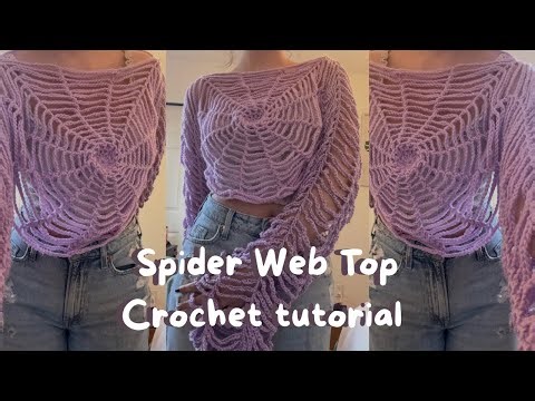 Spider Web Top Crochet Tutorial | Step by Step Guide