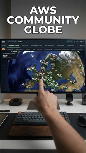 I Found Myself on the AWS Community Globe