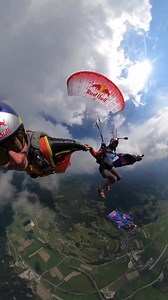 8.9K views · 566 reactions | Brilliant 4-way XRW, surfing past the clouds   Marco Fürst with Dani Roman Marco Waltenspiel & Max Manow #XRW #training #skills #redbull #wingsuitflying #canopypiloting Squirrel #flysquirrel Sun Path Products, Inc #poweredbysunpath Para Gear #equipment CYPRES #safety #theskyisourplayground #skydivemag | Skydive Mag | Facebook