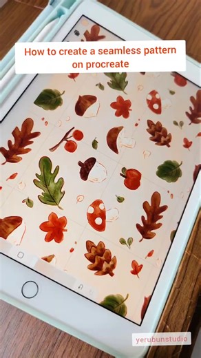 how to create seamless pattern on procreate #프로크리에이트 #procreatetutorial #プロクリエイト #procreatebrushes