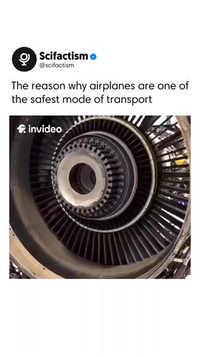 Scifactism | Airplanes are among the safest forms of transport because safety is engineered into every layer. Aircraft are built with multiple... | Instagram