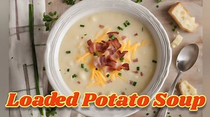Creamy Loaded Potato Soup – Simple, Hearty, and Delicious