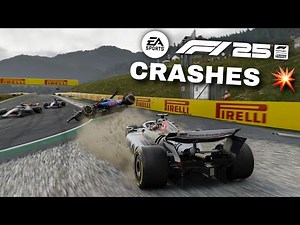 F1 25 REALISTIC CRASH COMPILATION 💥 (DAMAGE MOD #15)