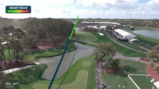 Tommy Fleetwood holes 29-foot eagle putt on No. 16 at THE PLAYERS