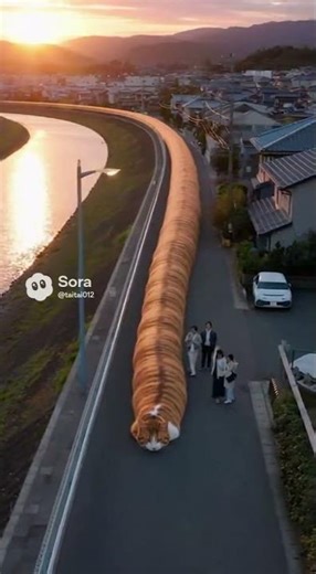 超長い猫 extremely long cat #cat #funny #cute #kitten