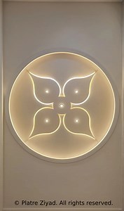 15K views · 326 reactions | Rose in gypsum #ceiling | Platre Ziyad | Facebook