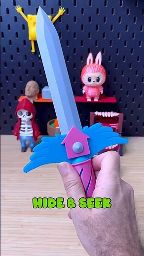 3D Printed Squid Game Hide & Seek Knife #squidgame