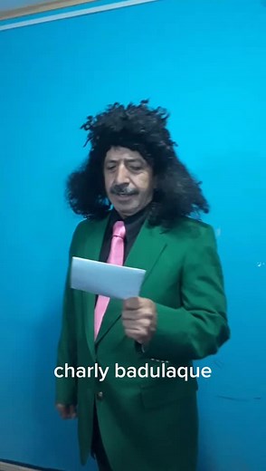 Engaging Monologue by Charly Badlague in Green Suit