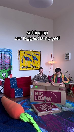 Adding another insane lamp to our collection! 🤯💡 #interiordesign #lamp