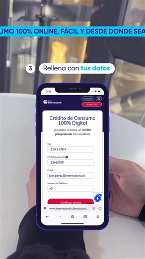Solicitar un Crédito de Consumo puede ser largo y aburrido, por eso en Banco internacional simplificamos las cosas. Obtén un Crédito de Consumo 100% online ¡Disponible para clientes y no clientes! | Banco Internacional