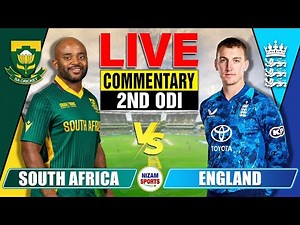 🔴Live: England vs South Africa | 2nd ODI | 2nd Inning | Live Cricket Score & Commentary