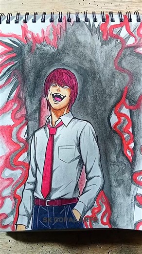 Draw kira & ryuk || #ytshorts #animedrawing #deathnote #animeart