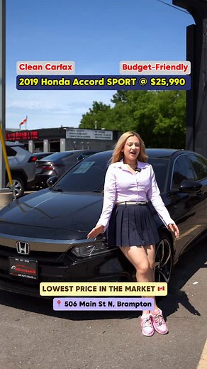 2.7K views · 50 reactions | 2019 ACCORD SPORT BLACK ✅ ONLY $25990+TAX  @22gautosales @mani22gala | 22G Auto Sales | Facebook