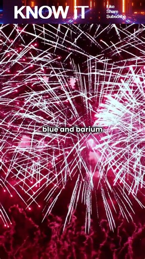 Why do Fireworks produce different colors?