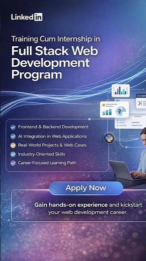 Full Stack Web Development – Training cum Internship