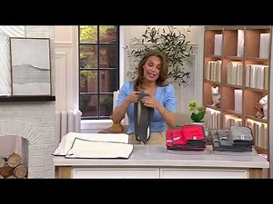 Kochblume Two- Tone Microfiber Kitchen Towels 3-Piece Set on QVC