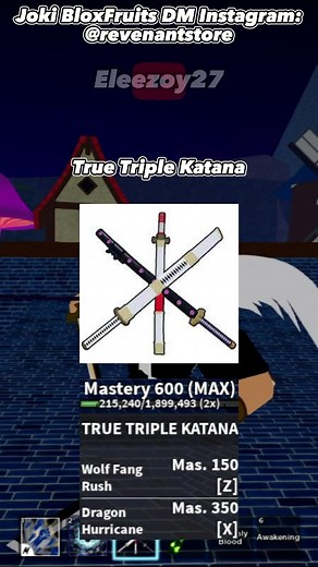 True Triple Katana Showcase and How to Obtain | Blox Fruits Update 20