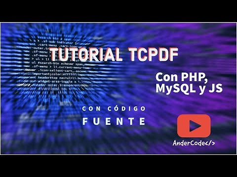 Crear Reportes con TCPDF con PHP, MySQL y JS - Tutorial