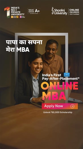 51K views | Pay After Placement | UGC-Entitled Online MBA from...