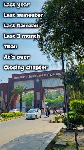 Reflecting on My Last Year at UET Lahore