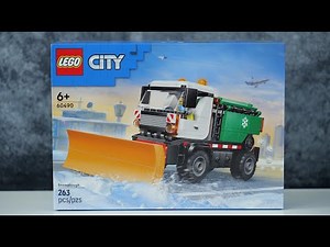 LEGO City 60490 Snowplough - LEGO Speed Build Review