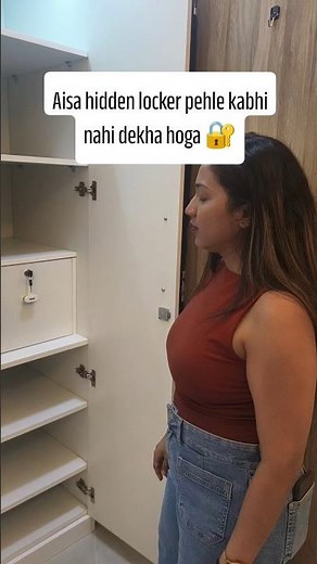 Secret Locker Inside Wardrobe 😳 | Smart Interior Idea