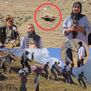 1M views · 6K reactions | "Grass gandola" made with rope not just an innovation but a survival way out for their cattle of Neel valley saving in winters making working in high altitudes easier saving a lot of time Report Sufi Hidayah  Firdous Qadri #GrassGondola #NeelValley #MountainInnovation #Kashmir #WinterPrep #LocalIngenuity #RuralInnovation #SustainableLiving #HighAltitudeLife #CattleCare | Jhelum Journal | Facebook