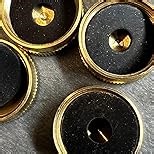 YOUHO 12pcs Brass Refill Cap 1 LB Propane Bottle Cap Gas Tank Cylinder Sealed Cap Protect Cap